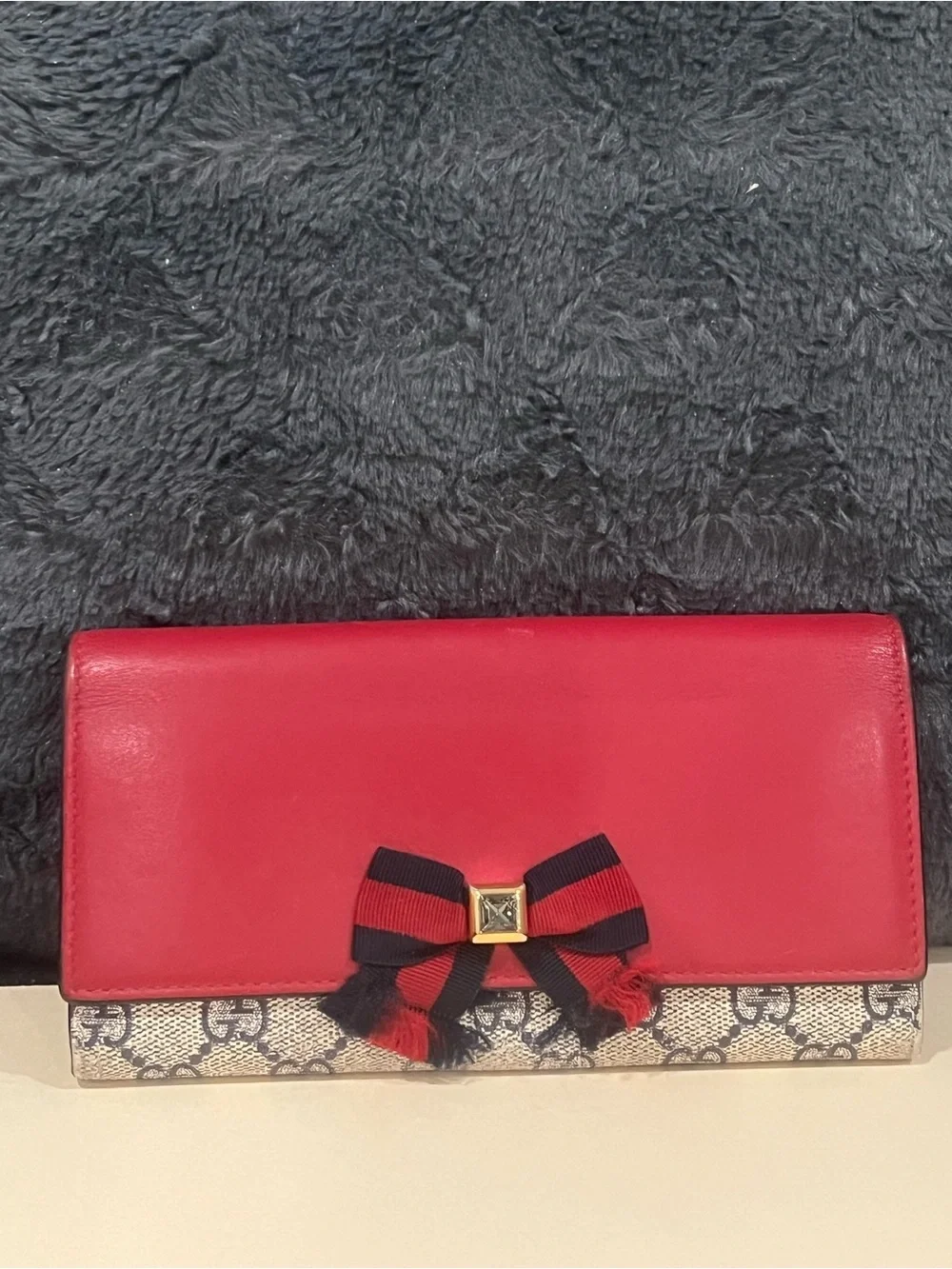 Gucci Bow GG Wallet